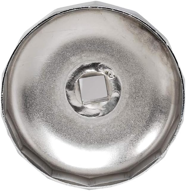 SaferCCTV 84mm 14 Flutes Oil Filter Wrench Cap Socket Removal Tool Compatible with Diesel Engines 3.0L