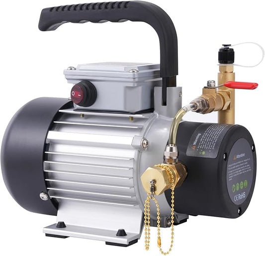 WATNOVA Portable Electric Refrigeration Oil Pump - HVAC Oil Pump Tool for Commercial Systems | Exceed The Efficiency of Hand Pump | Compact Design with High-Precision Gear Pump & Turbo Boost