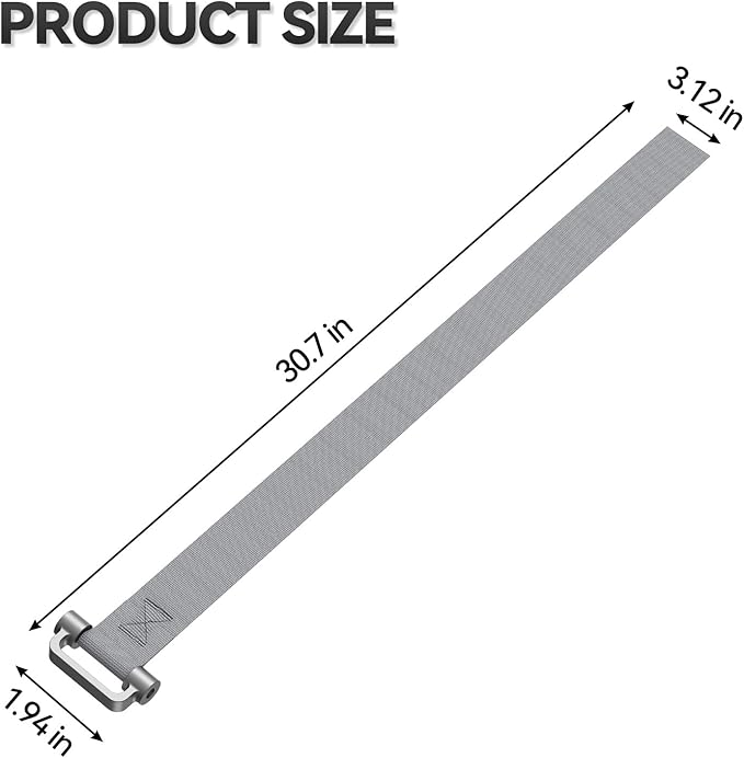 60200 Heavy Duty Strap Oil Filter Wrench, 1/2" Drive Web Strap Oil Filter Removal Tool, Fits Filters Up to 6.5" Diameter