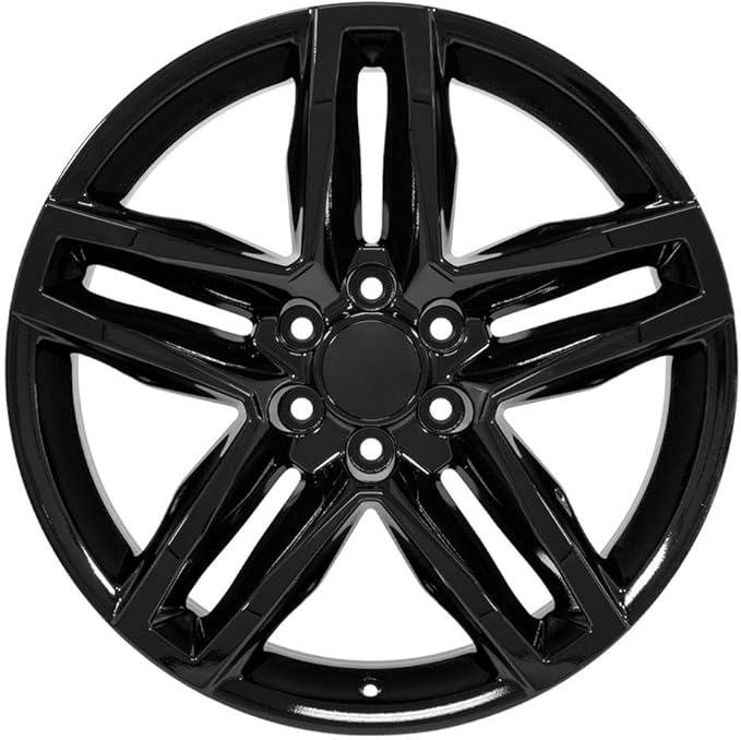OE Wheels CV34 22 Inch Rims and Tires Fit Silverado 1500 Trail Boss Style 6x139.7 22x9 Gloss Black - Hollander 5911 - iMove GEN 2 SUV 285/45-22 (Set of 4)