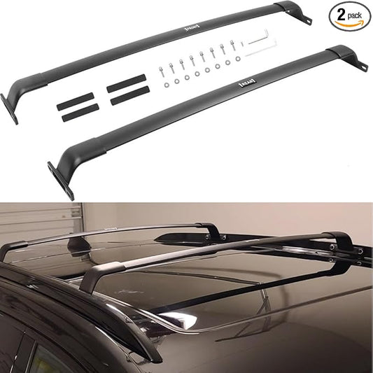 Upgraded Duty 220lbs Cargo Racks for 2018-2025 Cadillac XT4 & 2020-2025 XT6 Roof Rack Cross Bars Rail Luggage Carrier Accessories