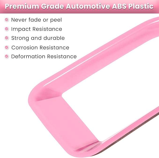 Front Grille Mesh Inserts & Headlight Cover for Jeep Wrangler JL JLU Sport & Sport S Only 2018-2023 Exterior Accessories Clip-in Grille Guard Cover Headlight Bezels Trim Ring (Pink 9PCS)