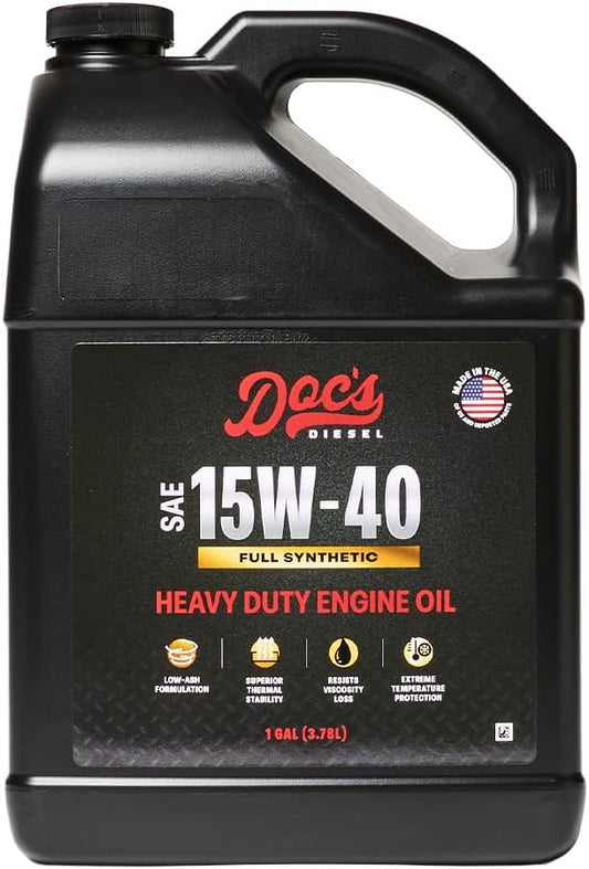 Doc's Diesel 15W-40 Full Synthetic Heavy Duty Diesel Oil DOCS15W40 | 1-Gallon