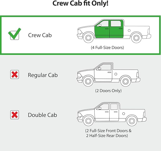CLIM ART in-Channel Incredibly Durable Rain Guards for GMC Sierra 1500 2019-2026 Crew Cab,Original Window Deflectors,Vent Deflector,Vent Window Visors,Truck Accessories,4pcs-619003LPv