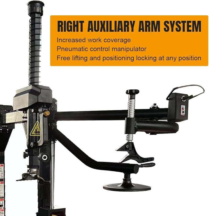 24'' Rim 1.5HP Tire Changer w/Assist Arm and 10''-24'' Rim Tire Balancer Combo and 3HP Oil-Free Air Compressor for Tire Repair and Wheel Balancing Garage Shop Equipment w/ 1 Year Full Warranty