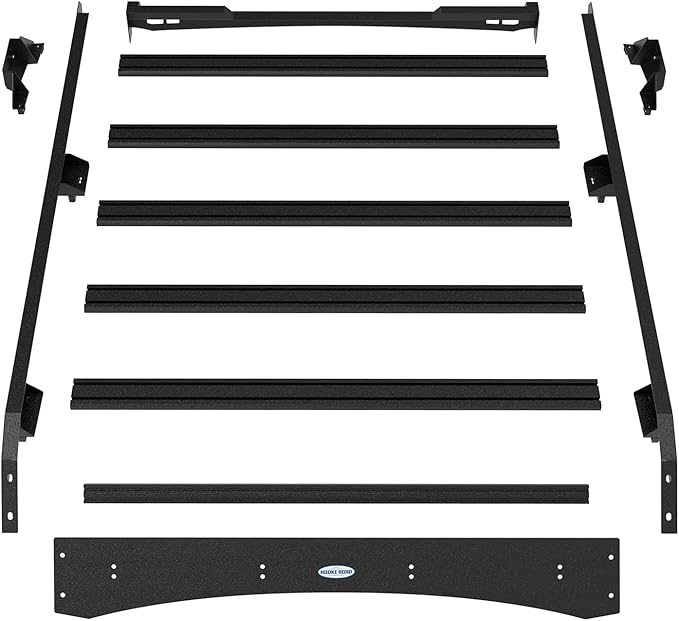 Hooke Road Crosstrek Roof Rack Aluminum Cross Bars for 2013-2017 Subaru XV Crosstrek, 330 LBS Load Capacity Rooftop Cargo Basket, Luggage Carrier Rails for Overlanding Trip Gear