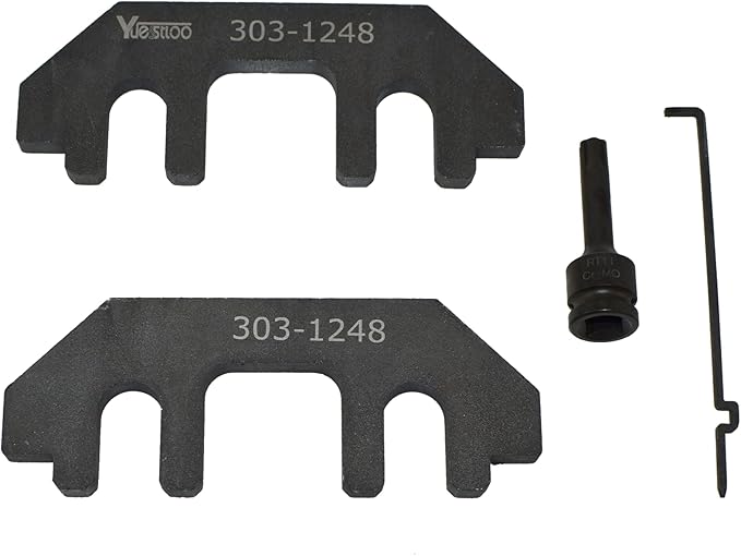 Camshaft Holding Tool Kit with Tension Tool, Timing Alignment Holder Tool Compatible with Ford 3.5L & 3.7L 4V Engines, 3.5 EcoBoost, Replace 303-1248 303-1530 RT11, with Case and Gloves