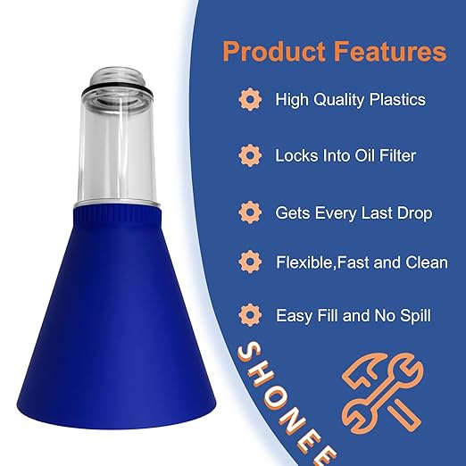 Funnels for Automotive Use, Engine Oil Change Tool for Toyota,Lexus,Scion,Camry,Corolla,RAV4,Tacoma,Highlander,Sienna,Tundra,RX350