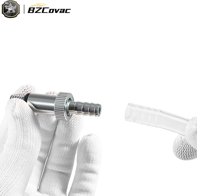 Lower Unit Gear Oil Pump for Standard Quart Bottles - 8cc Pump, 8mm & 10mm Adapters, 3/8" Metal Swivel - Outboard Motors Gear Lube Pump for Mercury, Yamaha, Suzuki, and More