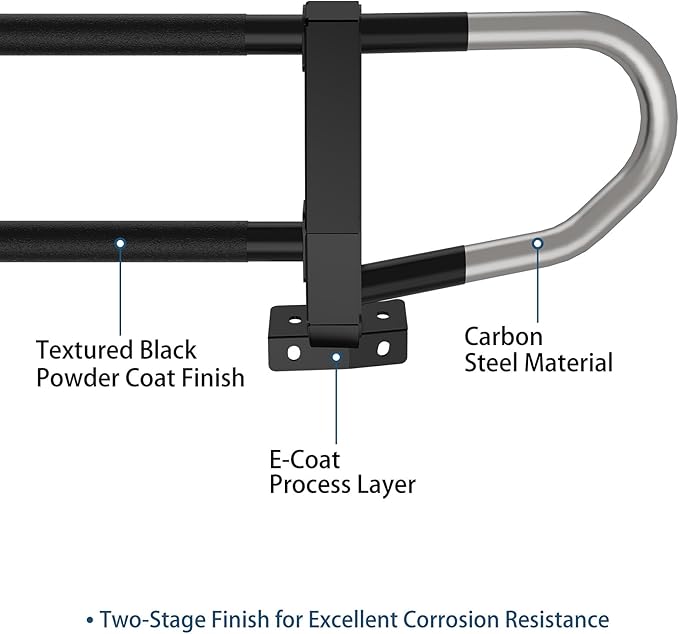 u-Box 2022 Bronco Full Bull Bar Front Bumper Brush Grille Guard Push Bar for 2021-2025 Ford Bronco with Factory Steel Modular Bumper