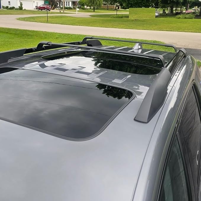 Upgraded Duty 220lbs Cargo Racks for 2024 2025 2026 GMC Acadia Roof Rack Cross Bars Rail Luggage Carrier Accessories