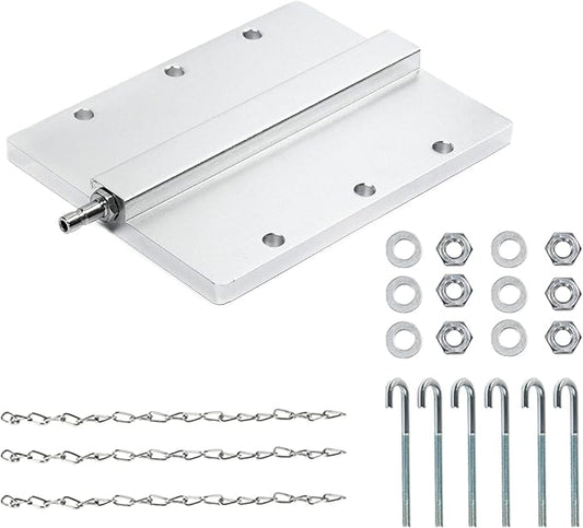 Aluminum Rectangular Adapter Compatible with AMC, Buick, Cadillac, Chevrolet, GMC, Chrysler, Dodge, and Jeep.