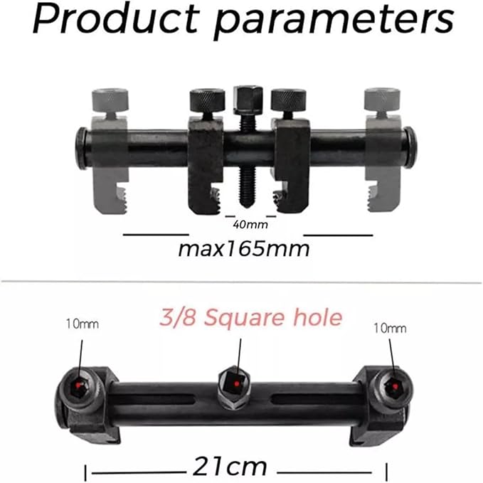 Adjustable Crankshaft Pulley Removal Tool,New Upgraded Crankshaft Pulley Removal Tool,Crankshaft Pulley Removal Tool,Crankshaft Pulley Puller Tool,Engine Pulley Removal Tool