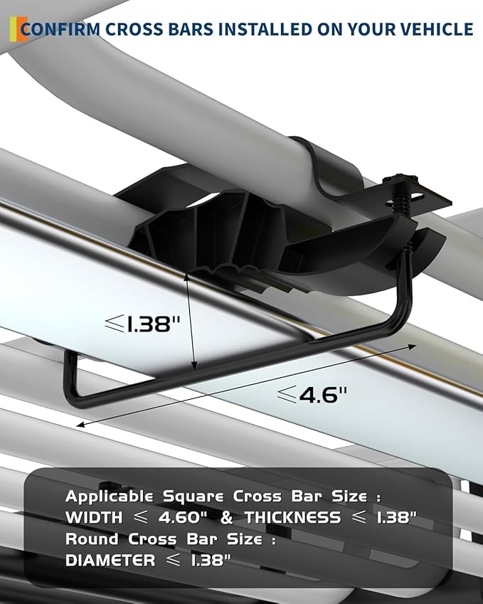 Garvee 46 in x 36 in Universal Roof Rack Basket, 200 LBS Capacity Luggage Rack, Heavy Duty Rooftop Cargo Carrier, Car Top Luggage Holder Basket Heavy Duty for SUVs, Trucks, Vehicles