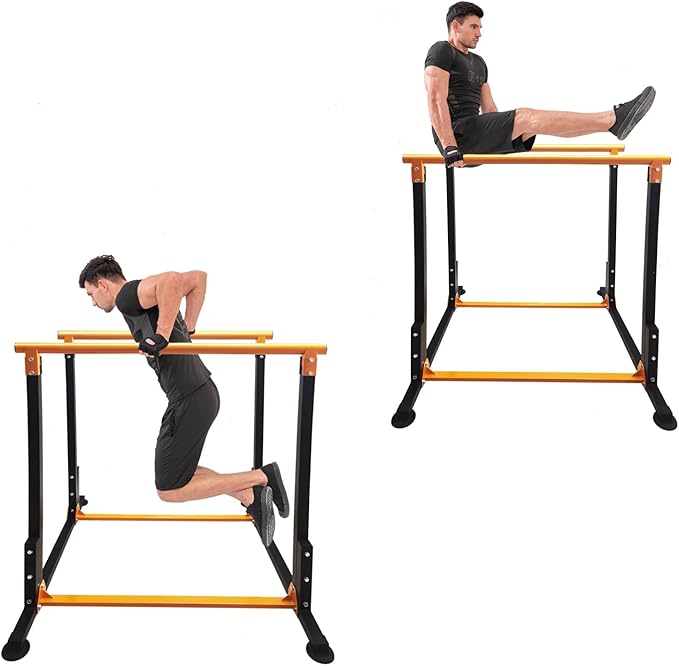 Multi-Function Dip Stands Home Gym Parallel Bars Workout Dip Station Strength Training Fitness