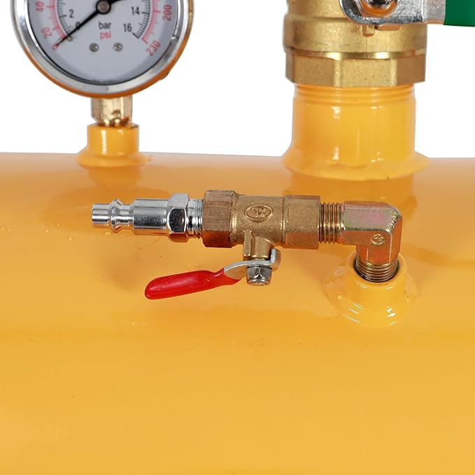 10 Gallon Air Tire Bead Seater - 145PSI Blaster Tool Seating Inflator w/Gauge Car Truck ATV Tank Heavy Duty