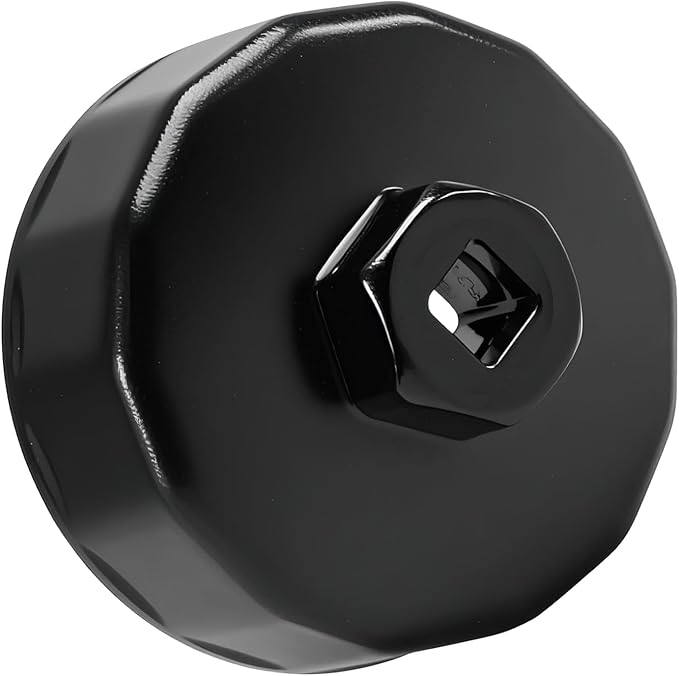 67mm 14 Flutes 3/8’’ Drive Oil Filter Cap Removal Socket Tool Oil Filter Wrench Oil Filter Cap Spanner to Change Oil Filter Compatible with Subaru 15208AA160 15208AA100 Oil Filter Housing