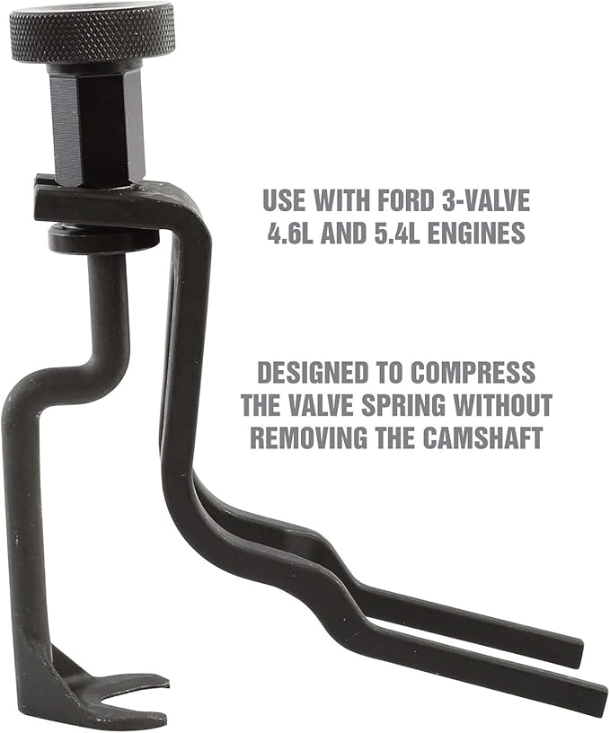 OEMTOOLS 24429 Spring Compressor for Ford 3-Valve Engines, Ford Valve Spring Compressor for 4.6L and 5.4L Engine Repair, Rocker Arm Remover, Professional Mechanic’s Tool