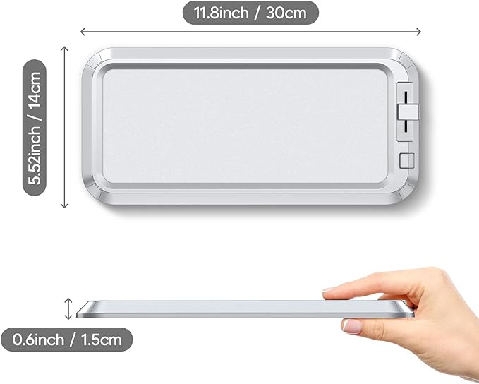 BlueFire 700LM Dimmable Sliding Brightness RV Ceiling Dome Lights, 7W DC10-30V Super Bright RV Interior LED Lights for RVs, Campers, Motorhomes, Trailers (3 Color Tem- 4PCS)