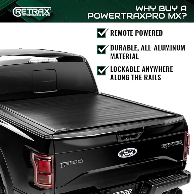 RealTruck Retrax PowertraxPRO MX Retractable Truck Bed Tonneau Cover | 90362 | Fits 2008 - 2016 Ford F-250/350 Super Duty 6' 10" Bed (81.8")