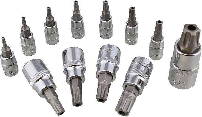 ABN Torx Plus Socket Set Star Bit Set, 12-Piece Torx Set