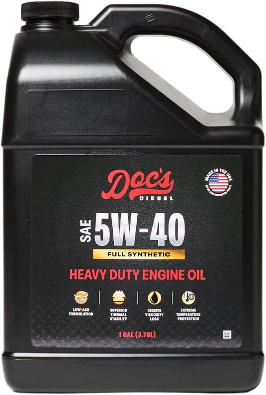 Doc's Diesel 5W-40 Full Synthetic Heavy Duty Diesel Oil DOCS5W40 | 1-Gallon