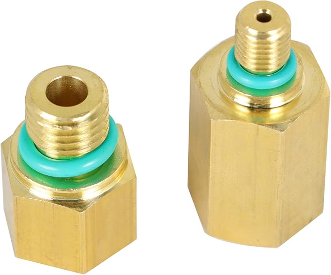 WFLNHB 6.0 High Pressure Oil Pump IPR Valve Oil Rail Adapters Leak Test Kit Air Test Fitting Tool and IPR Valve Socket with Seal Kit Replacement for Ford 6.0L Engine