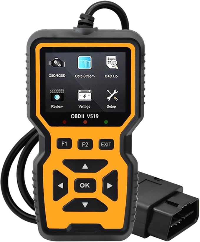 OBD2 Scanner Diagnostic Tool - Check Engine Light Code Reader, Reset Function, Data Stream, I/M Readiness, Full Features, Modes 6 & 8, for All 1996+ Vehicles, Automotriz Scanner
