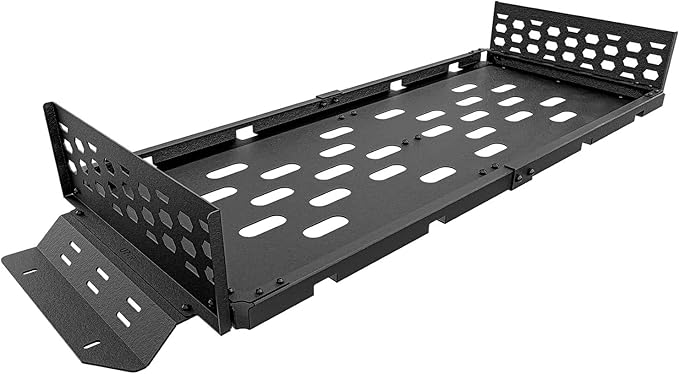 Rear Trunk Cargo Rack Basket Compatible with 2020 2021 2022 2023 2024 2025 Land Rover Defender, Interior Storage Luggage Carrier Tray Shelf Stand Organizer (Heavy Duty 350 LBS, Black)