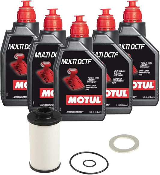 Motul DSG Fluid Change Service Kit for VAG Golf GTI R A3 S3 with Multi DCTF Transmission Fluid