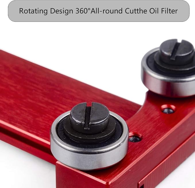 66490 Oil Filter Cutting Tool with 3 Blades,Oil Filter Cutter for Filter Cutting Range 1-3/4" to 5-3/4" Aluminum