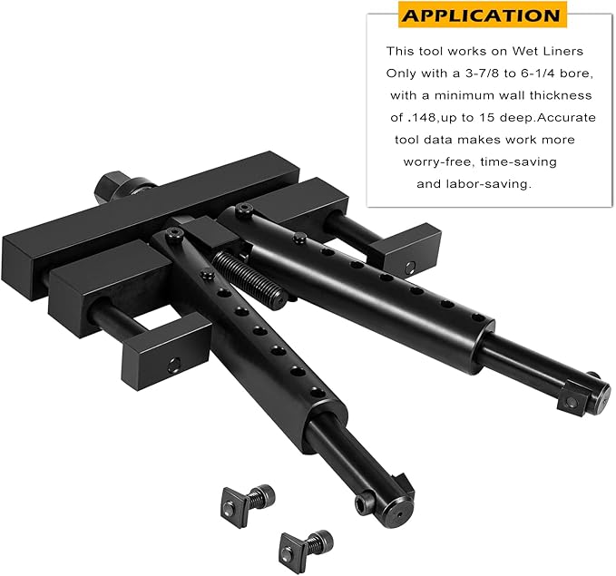 PT-6400-C Universal Cylinder Liner Puller Diesel Engine Cylinder Liner Removal Tool For Mack Cummins Cat On Wet Liner from 3-7/8” To 6-1/4” Bore Replace To pt-6400-c,M50010-B,3376015