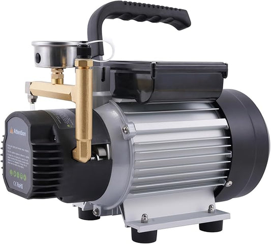 WATNOVA Electric Refrigeration HVAC Oil Pump | Exceed The Efficiency of Hand Pump | Refrigeration Oil Pump 3/4HP, 92Gallon/h, 362PSI | Top-Mount Gauge, for a Variety of Large Refrigeration Systems