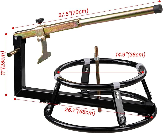 TUFFIOM 16-21 Inch Tire Changing Stand, Off-Road VehicleMotorcycleDirt Bike Stand Tire Changing Bead Remover, Tire Changing Repair Kit