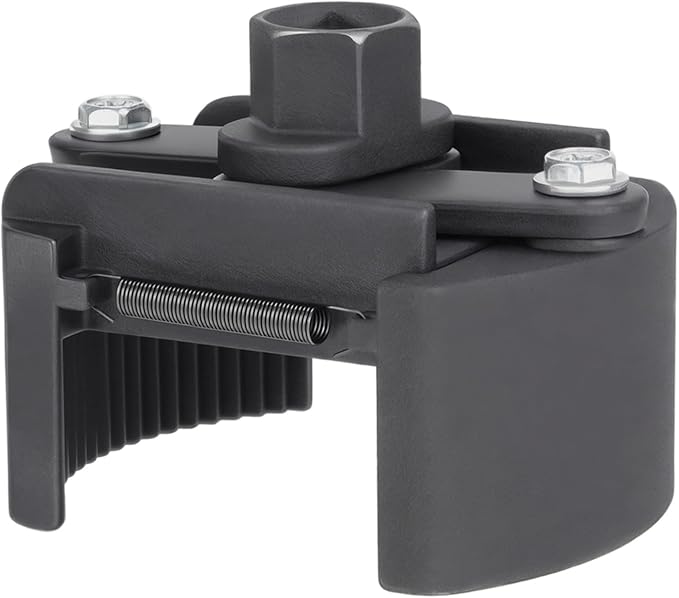 Adjustable Oil Filter Wrench Removal Tool 1/2'' Drive, Universal Oil Filter Cap Socket Wrench, fits Small & Medium-sized Spin-on Oil Filter (80-105mm)