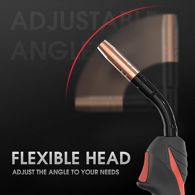 YESWELDER Flexible MIG Welding Gun Torch Stinger 100Amp 10ft (3m) Replacement for Lincoln Magnum 100L K530-6