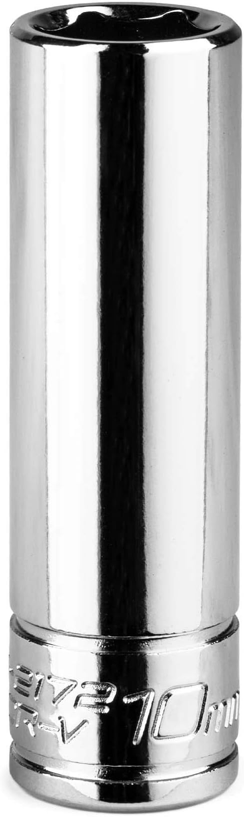 Capri Tools 10 mm Deep Socket, 1/4-Inch Drive, 6-Point, Metric