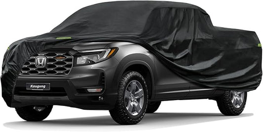 Waterproof Truck Cover Fit Honda Ridgeline from 2006 to 2024, 7 Layers Heavyduty Full Pickup Cover All Weather,Outdoor Sun UV Rain Dust Protection. (from US Warehouse, Arrive Within 3-7 Days)