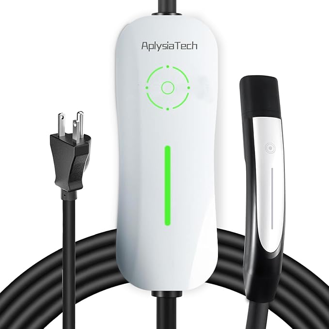 Level 1 EV Charger for Tesla(Only), 15A 110V NACS Connector with 21ft Cable,Nema 5-15 Plug Home Portable Wall Charger for Model Y/3/S/X, Max 1.65KW Power Tesla Charging Station