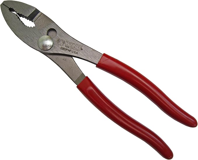 Wilde 4pc Automotive Plier Set with Lock Ring, Ignition, Battery Terminal, Slip Joint Pliers Made in USA