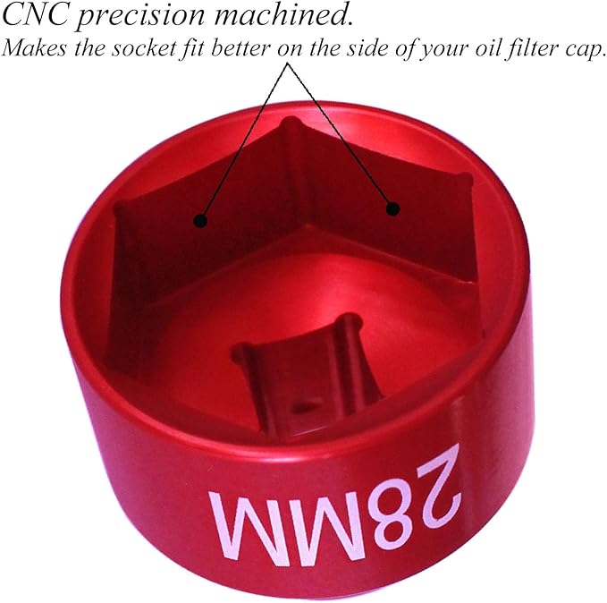 28mm fuel filter Socket,Cummins tools 3/8" Drive For Dodge Ram 6.7L Cummins Other Vehicles Oil/Fuel Filter Removal Tool