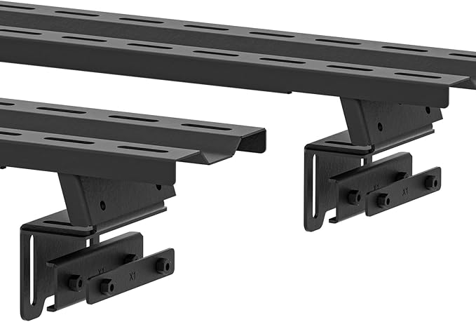 Universal Truck Bed Racks Compatible with Silverado/Ford F-Series/Ram/Tacoma/Tundra/JT/Sierra/Titan/Frontier/Colorado/Canyon/Ranger/Maverick Adjustable Multi-Function Design Cargo Cross Bar