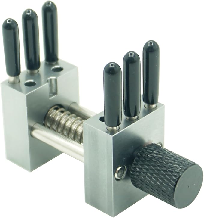 Multi Function Handheld Mini Vise - Metal Tiger Pliers With Adjustable Width from 0.78-1.18 Inches Are Used for DIY Making Tools Such As Model Making And Amateur Craft Assembly（Black)