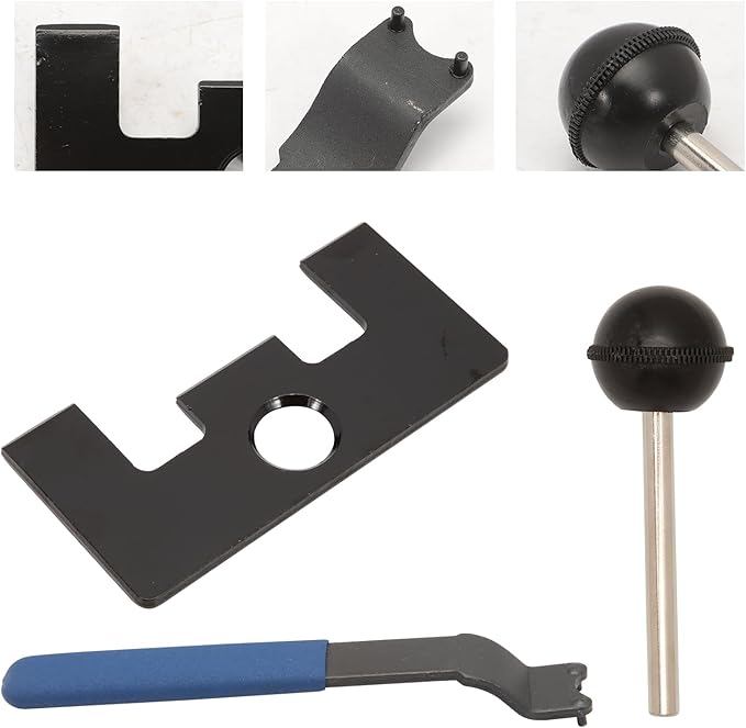 Diesel Timing Belt Tools Kit Compatible for TDI 1.9 ALH Beetle Golf Jetta 1998 1999 2000 2001 2002 2003 2004 Timing belt tool kit W/Camshaft lock plate Fuel injection pump lock pin