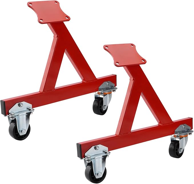 SPARKWHIZ Chevy V8 LSX Rolling Engine Storage Stand with Casters