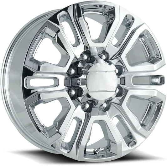 Size Fits 20x8.5 Wheels FR 275 Chrome Wheel - 8x180mm Bolt-Pattern - 47mm Offset - 124.1mm Hub-Size