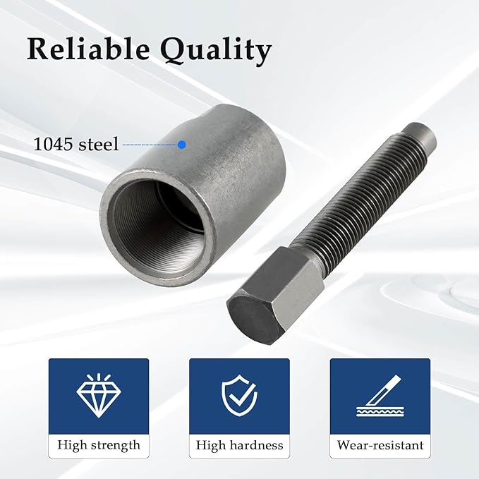 FUSCH M28X1.0 RH Thread Flywheel Puller Remover Tool Compatible with Honda TRX450R, TRX450ER/ Kawasaki KX250, CRF250RX, CRF450R, KLX110R/ Suzuki RM-Z250, RM-Z450