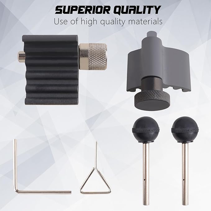 Engine Timing Tool Kit Camshaft Crankshaft Alignment Locking Timing Tool Kit Compatible with VW Audi Seat Skoda 1.9L 2.0L TDI PD DOHC Diesel Engine