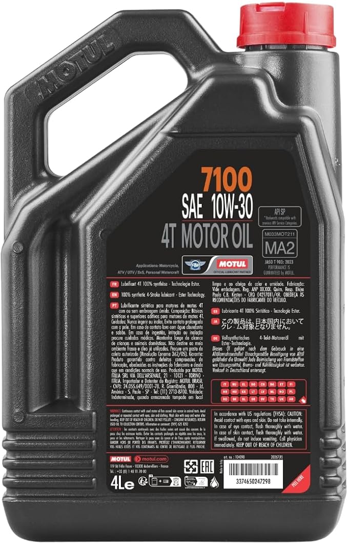 Motul 7100 4T Oil - 10W30-4 Liter