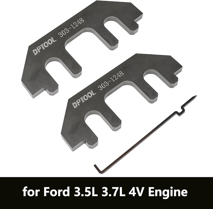 DPTOOL Camshaft Holding Tool Timing Alignment Holder Tool Set Kit for Ford Lincoln Mercury 3.5L 3.7L 4V Engines Replace 303-1248 303-1530 Replacement for OTC 6682